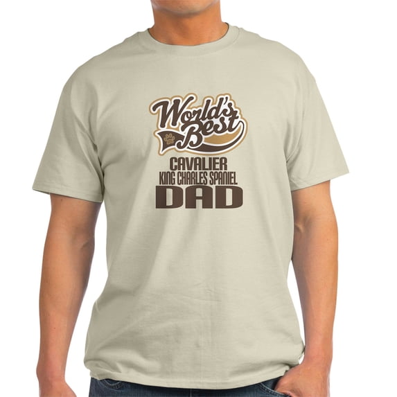 CafePress - Cavalier King Charles Spaniel Dad Light T Shirt - Men's Classic Graphic T-Shirt