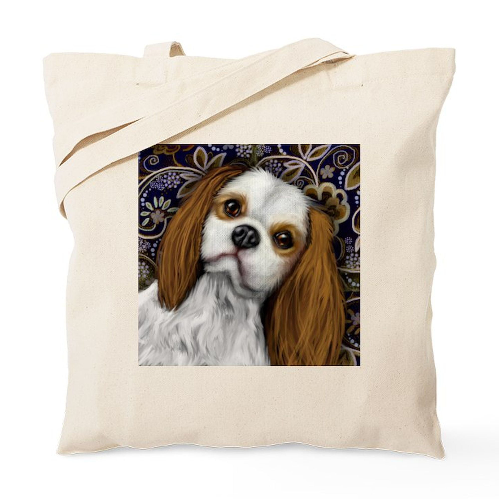 CafePress Cavalier King Charles Spaniel Tote Bag - Natural Canvas Reusable Shopping Bag - View #5