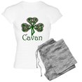 thumbnail image 1 of CafePress - Cavan Shamrock Women's Light Pajamas - Women's Short Sleeve Print T-Shirt and Pants Light Cotton Pajama Set, 1 of 7