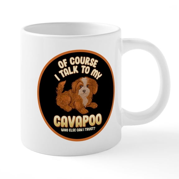 CafePress - Cavapoo Dog Cute Mugs - 20 Oz White Ceramic Mega Mug
