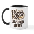 thumbnail image 1 of CafePress - Cavapoo Dog Dad Mug - 11 oz Ceramic Mug - Novelty Coffee Tea Cup, 1 of 3