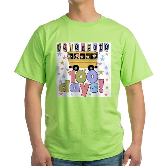 CafePress - Celebrate 100 Days Of School Light T Shirt - Light T-Shirt - CP