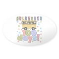 thumbnail image 1 of CafePress - Celebrate 100 Days Of School - Sticker (Oval), 1 of 1