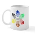 thumbnail image 1 of CafePress - Celebrate Diversity Circle Mug - 11 oz Ceramic Mug - Novelty Coffee Tea Cup, 1 of 3