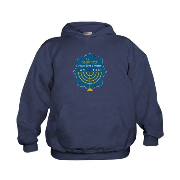 CafePress - Celebrate Peace, Love & Family Hoodie - Kids Hooded Sweatshirt, Classic Hoodie