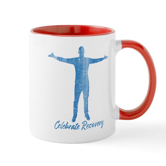 CafePress - Celebrate Recovery - 11 oz Ceramic Mug - Novelty Coffee Tea Cup