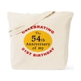 thumbnail image 1 of CafePress - Celebrating 75Th Birthday Tote Bag - Unisex Canvas Tote Bag, Beige, 1-Piece, 1 of 7