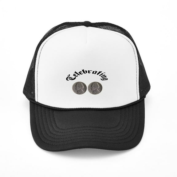 CafePress - Celebrating The Double Nickle - Adjustable Unisex Printed Trucker Hat with Mesh Back