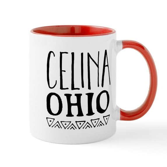 CafePress - Celina Ohio Mugs - 11 oz Ceramic Mug - Novelty Coffee Tea Cup