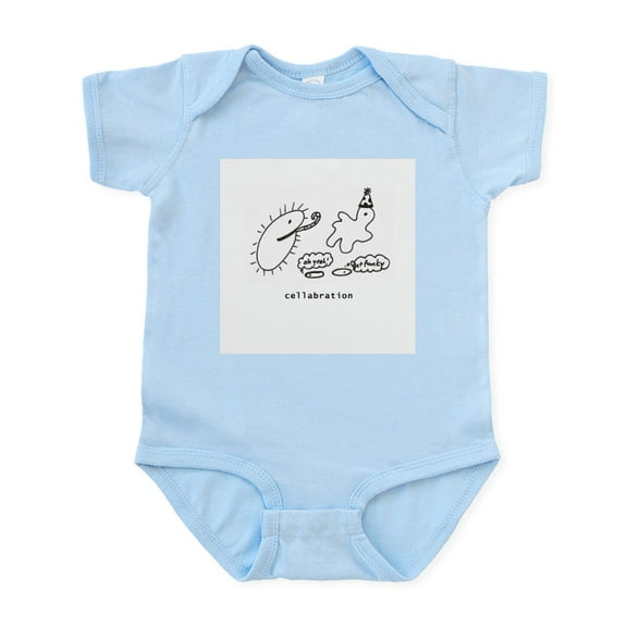 CafePress - Cellabration Body Suit - Baby Light Bodysuit, Size Newborn - 24 Months