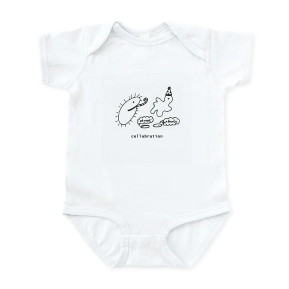 CafePress - Cellabration Body Suit - Baby Light Bodysuit, Size Newborn - 24 Months