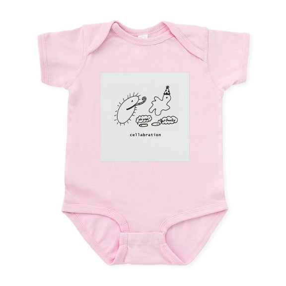 CafePress - Cellabration Body Suit - Baby Light Bodysuit, Size Newborn - 24 Months