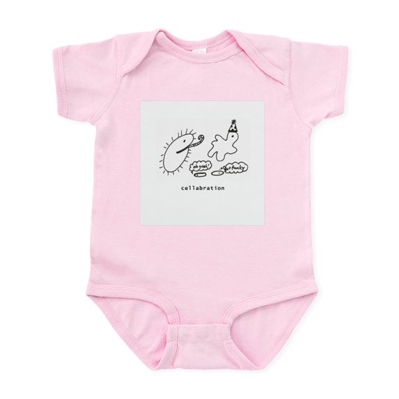 CafePress - Cellabration Body Suit - Baby Light Bodysuit, Size Newborn - 24 Months