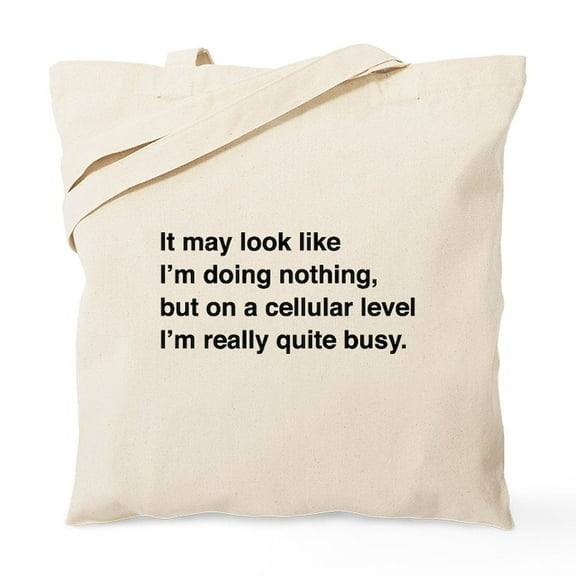 CafePress - Cells Are Busy Tote Bag - Unisex Canvas Tote Bag, Beige, 1-Piece