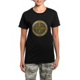 thumbnail image 1 of CafePress - Celtic Compass Women's Dark Pajamas - Women's Short Sleeve Print T-Shirt and Pants Dark Cotton Pajama Set, 1 of 7