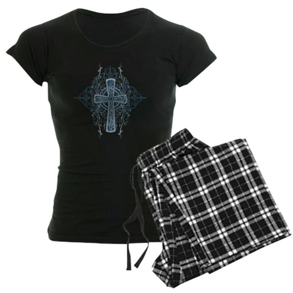 CafePress - Celtic Cross - Women's Dark Pajamas