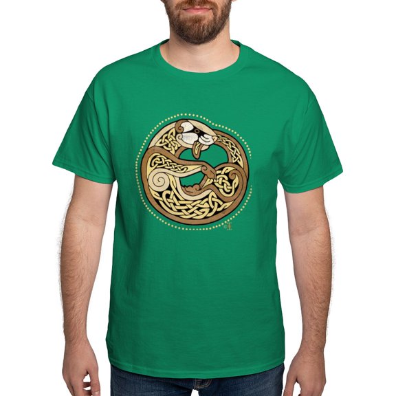 CafePress - Celtic Ferret Dark T Shirt - Men's Classic Graphic Cotton T-Shirt