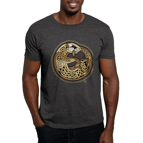CafePress - Celtic Ferret Dark T Shirt - Men's Classic Graphic Cotton T-Shirt