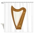 thumbnail image 1 of CafePress - Celtic Harp - Unique Fabric Shower Curtain 70" x 72", 1 of 3