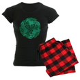 thumbnail image 1 of CafePress - Celtic Irish Horses St Patri Women's Dark Pajamas - Women's Short Sleeve Print T-Shirt and Pants Dark Cotton Pajama Set, 1 of 7