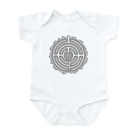 CafePress - Celtic Labyrinth Mandala Body Suit - Baby Light Bodysuit, Size Newborn - 24 Months
