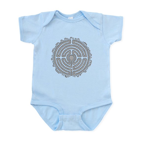 CafePress - Celtic Labyrinth Mandala Body Suit - Baby Light Bodysuit, Size Newborn - 24 Months