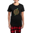 thumbnail image 1 of CafePress - Celtic Nature Yin Yang Women's Dark Pajamas - Women's Short Sleeve Print T-Shirt and Pants Dark Cotton Pajama Set, 1 of 7