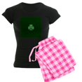 thumbnail image 1 of CafePress - Celtic Shamrock St Patrick - Women's Dark Pajamas, 1 of 4