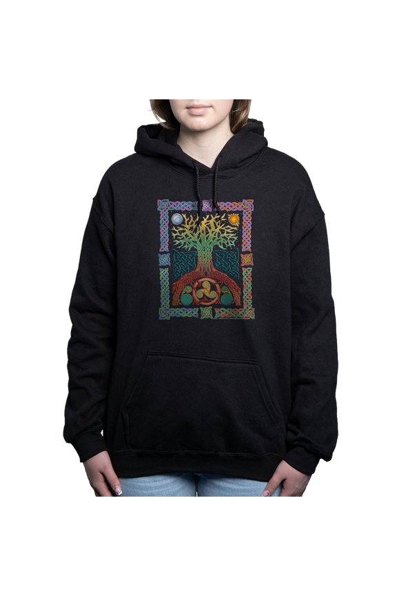 - Celtic Tree Of Life Hooded Sweatshirt - Pullover Hoodie, Classic & Comfortable Hooded Sweatshirt