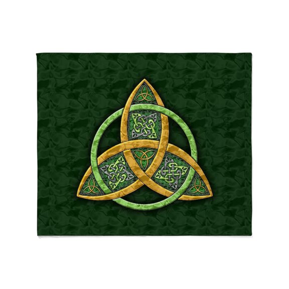 CafePress - Celtic Trinity Knot Throw Blanket - Soft Fleece Throw Blanket, 50"x60" for All Ages