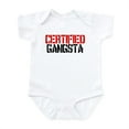 thumbnail image 1 of CafePress - Certified Gangsta Infant Bodysuit - Baby Light Bodysuit, Size Newborn - 24 Months, 1 of 4