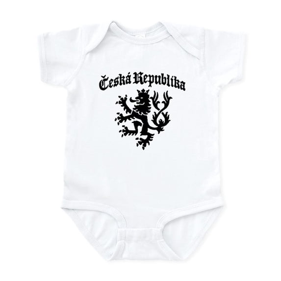 CafePress - Ceska Republika Infant Bodysuit - Baby Light Bodysuit, Size Newborn - 24 Months