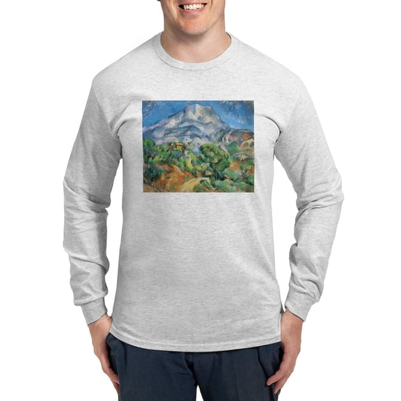 CafePress - Cezanne Mont Sainte Victoire Long Sleeve T Shirt - Unisex Cotton Long Sleeve T-Shirt
