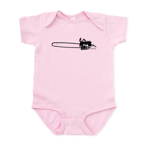 CafePress - Chainsaw Infant Bodysuit - Baby Light Bodysuit, Size Newborn - 24 Months