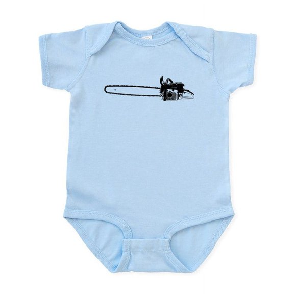CafePress - Chainsaw Infant Bodysuit - Baby Light Bodysuit, Size Newborn - 24 Months