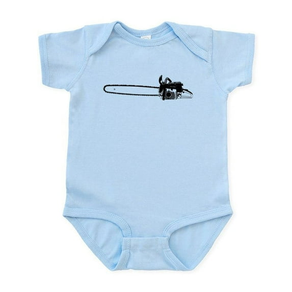 CafePress - Chainsaw Infant Bodysuit - Baby Light Bodysuit, Size Newborn - 24 Months