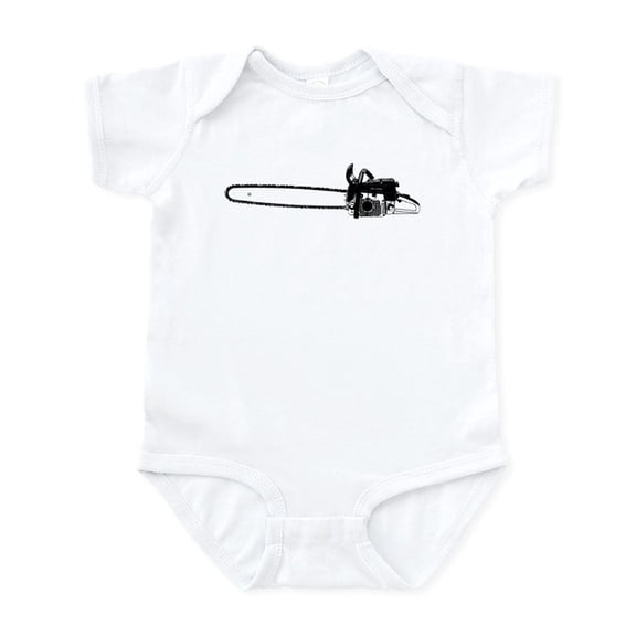 CafePress - Chainsaw Infant Bodysuit - Baby Light Bodysuit, Size Newborn - 24 Months