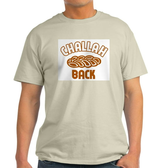 CafePress - Challah Back! Ash Grey T Shirt - Men's Classic Graphic T-Shirt