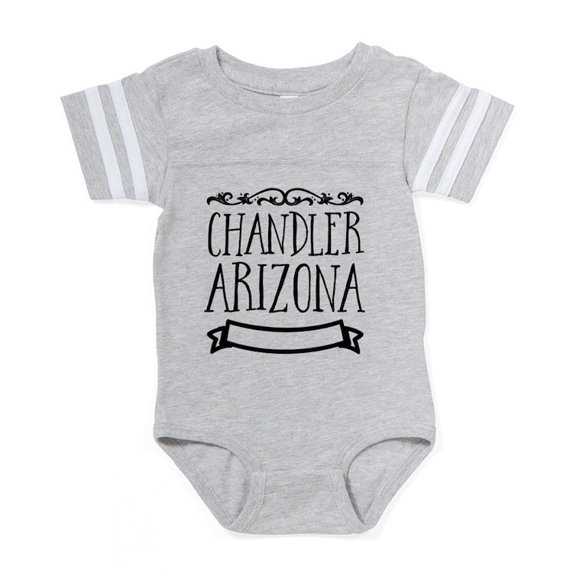 CafePress - Chandler Arizona - Cute Infant Baby Football Bodysuit