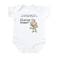thumbnail image 1 of CafePress - Change My Diaper! Infant Bodysuit - Baby Light Bodysuit, Size Newborn - 24 Months, 1 of 4