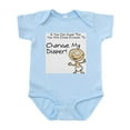 thumbnail image 1 of CafePress - Change My Diaper! Infant Bodysuit - Baby Light Bodysuit, Size Newborn - 24 Months, 1 of 4