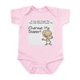thumbnail image 1 of CafePress - Change My Diaper! Infant Bodysuit - Baby Light Bodysuit, Size Newborn - 24 Months, 1 of 4