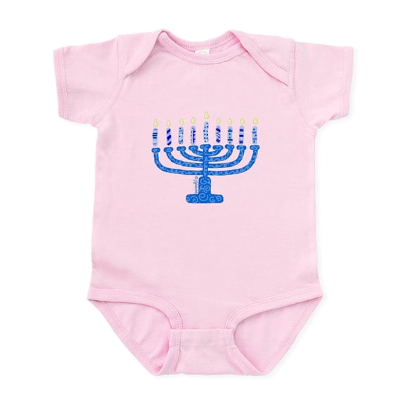 CafePress - Chanukah Infant Bodysuit - Baby Light Bodysuit, Size Newborn - 24 Months