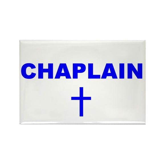 CafePress - Chaplain - Rectangle Magnet, 2"x3" Refrigerator Magnet
