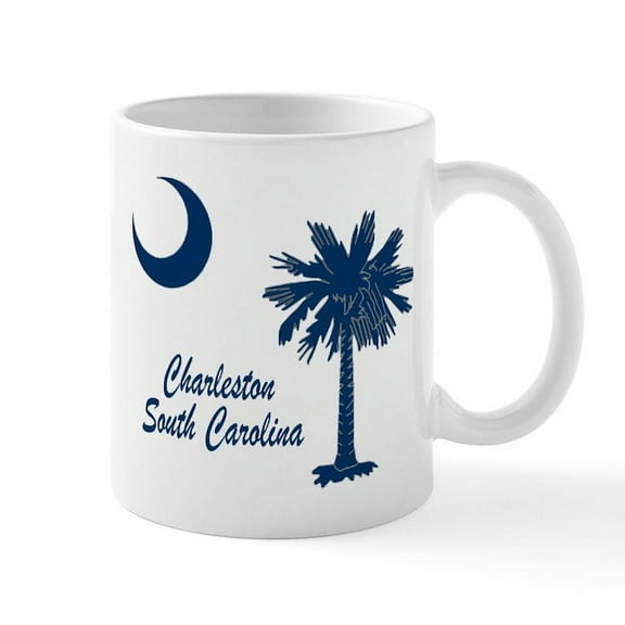 CafePress - Charleston 4 Mug - 11 oz Ceramic Mug - Novelty Coffee Tea Cup