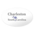 thumbnail image 1 of CafePress - Charleston South Carolina Oval Sticker - Sticker (Oval), 1 of 1