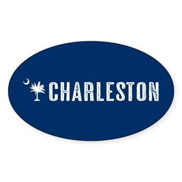 CafePress - Charleston, South Carolina - Sticker (Oval)