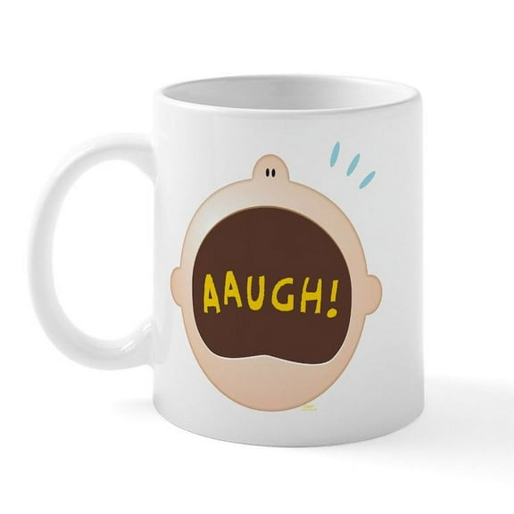 CafePress - Charlie Brown Emoji - 11 oz Ceramic Mug - Novelty Coffee Tea Cup