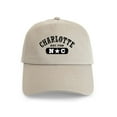 thumbnail image 1 of CafePress - Charlotte NC Cap - Adjustable 100% Brushed Unisex Casual Cotton Baseball Cap, Beige, 1, 1 of 2