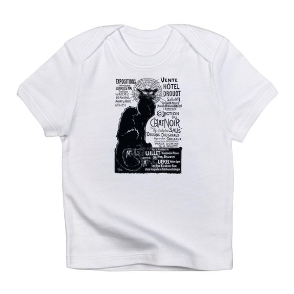 CafePress - Chat Noir Cat Infant T Shirt - Infant T-Shirt